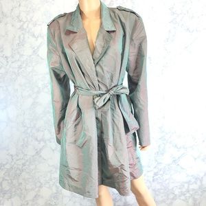 Limited Edition Units Iridescent Vintage Trench OS